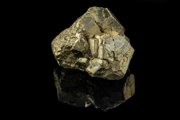 Shining gold and black background