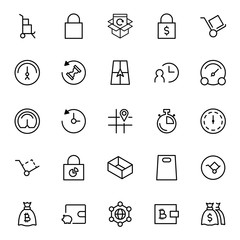 Online market flat icon