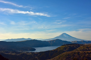 Fototapeta premium 富士山の夕焼け