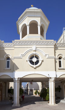 The Church Of St. Philip The Apostle Is An Orthodox Church In Sharjah. United Arab Emirates