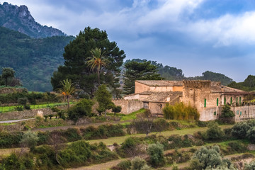 Fototapeta na wymiar Estellencs, a picturesque village on the Southwest coast of Majorca, Balearic Islands, Spain.