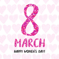 8 March greeting card