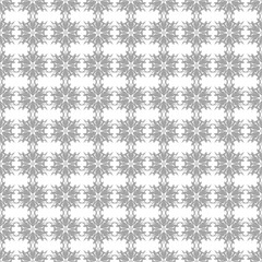 Gray seamless pattern on white background