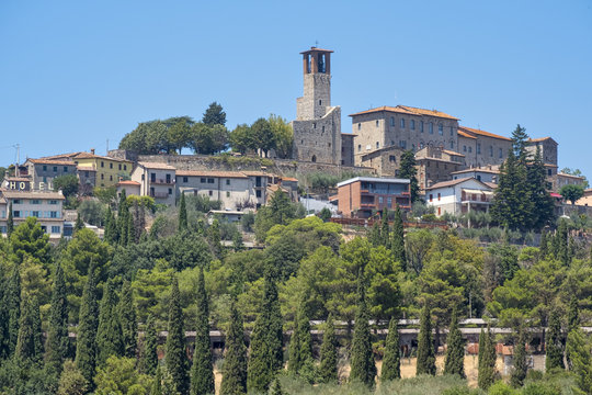 Summer landscape near Perugia