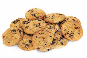 Biscuit. Baking on white background. Food. Sweetness