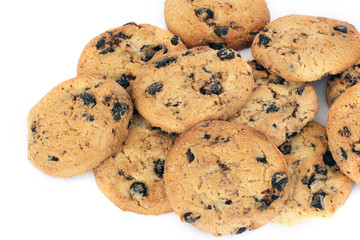 Biscuit. Baking on white background. Food. Sweetness