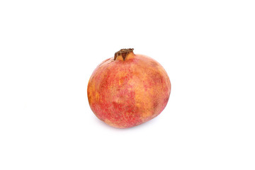 Pomegranate on white background. Fruit