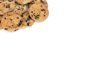 Biscuit. Baking on white background. Food. Sweetness
