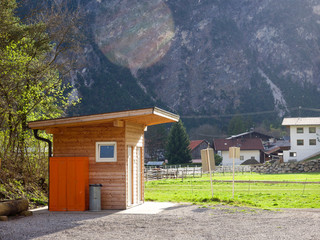 WC Haus, Toilette, in Österreich, öffentliches WC