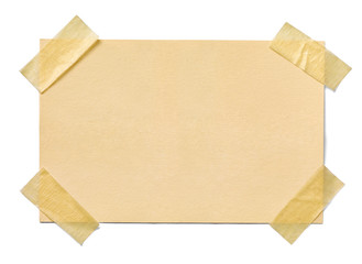 note paper blank sign tag label