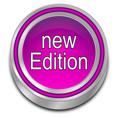 New Edition Button - 3D illustration