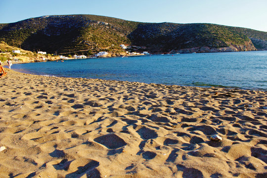 Vathi beach, Sifnos island, Greece.