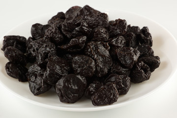 hill of prune in a plate