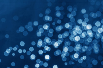 abstract blue bokeh blur background.