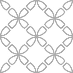 Fototapeta premium Geometric gray and white abstract seamless pattern