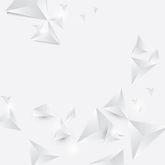 Abstract of triangles black and white background. Vector illustration EPS 10.