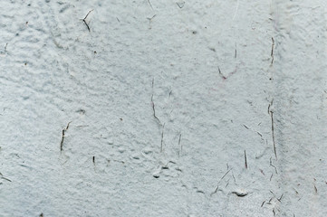 white dirty old paint on metal