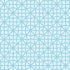 Light blue geometric design. Seamless pattern