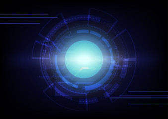 Abstract technology background. Concept idea. Vector illustration EPS10.