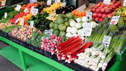 Fresh Farmers Market Vegetables