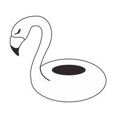 flemish tropical and exotic bird vector illustration design