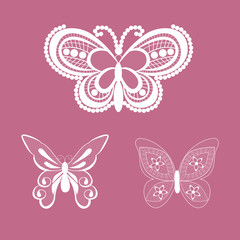 vintage butterfly, vector butterfly lace