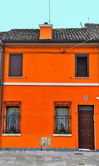 Small Italian town Comacchio also known as 