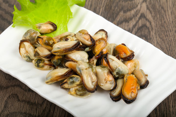 Pickled mussels