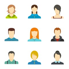 Originality icons set. flat set of 9 originality vector icons for web isolated on white background