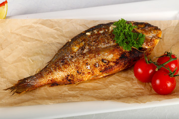 Roasted dorada