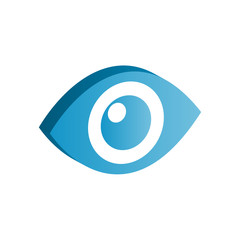3d eye icon vector illustration. Free royalty images.