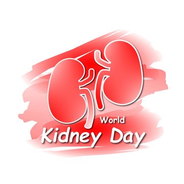 Illustration Of World Kidney Day Poster Or Banner Background.