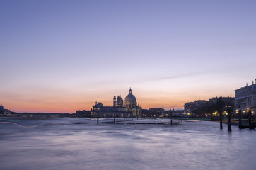 Fototapeta premium Venezia city in the evening sunset