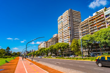 Paysage urbain du quartier de Palerme, Buenos Aires, Argentine
