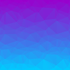Abstract polygonal triangle background. Vector Polygon which consist of triangles. Geometric background in Origami style with gradient.
