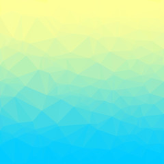 Abstract polygonal triangle background. Vector Polygon which consist of triangles. Geometric background in Origami style with gradient.