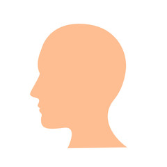 head vector icon, flat design best vector icon