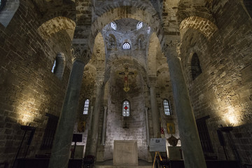 Fototapeta premium L'interno della chiesa di San Cataldo, città di Palermo IT 