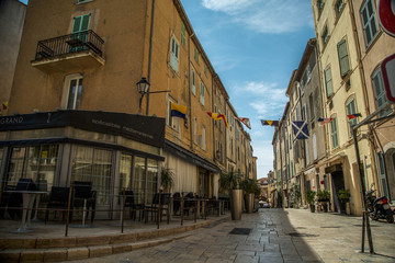 Fototapeta na wymiar Street of Saint Tropez