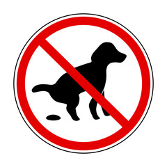 zakaz wyprowadzania psów
 - obrazy, fototapety, plakaty