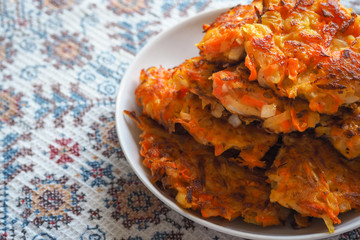 Cutlets from vegetables.  Simple rustic food.

