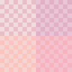 Pixel art style pink vector background with squares