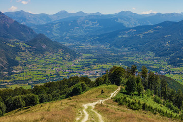 Naklejka premium Amazing landscape in the mountains of Montenegro