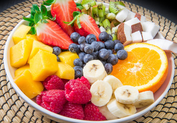 bowl of fruit salad