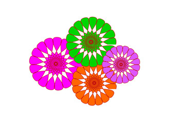 bouquet floral,multicolore