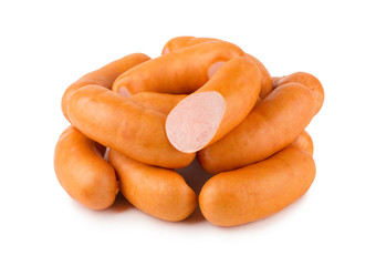 Frankfurter sausage isolated