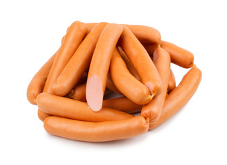 Sausages isolated
