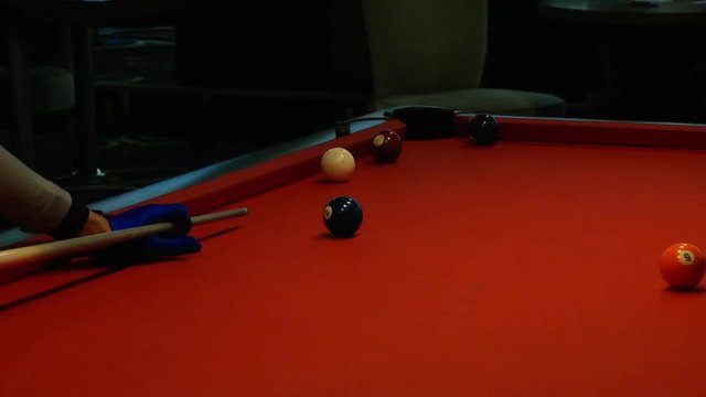 playing billard