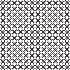 Seamless rounded square intersecting pattern