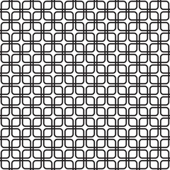 Seamless rounded square intersecting pattern